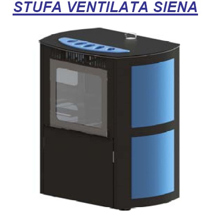 STUFA A BIOETANOLO MOD.SIENA VENTILATA