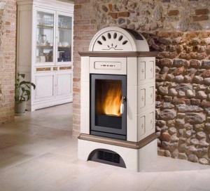 Stufa a pellet Piazzetta Mod.Brunico